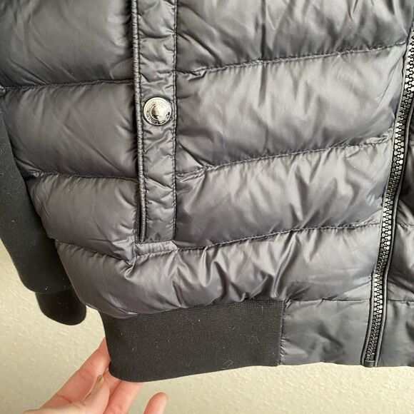 Polo Ralph Lauren Performance Jacket Men Small Black Full Zip White Duck Down - Picture 9 of 13